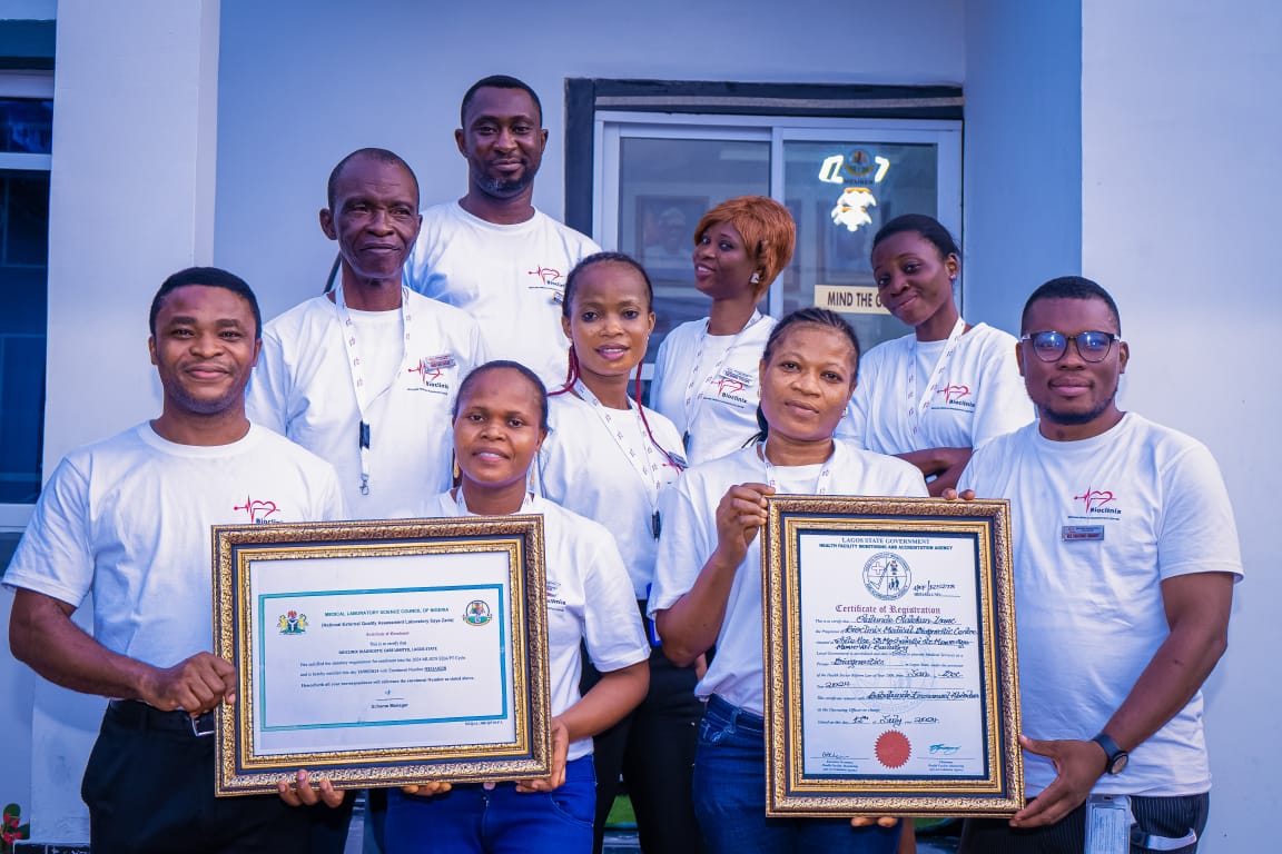 Bioclinix diagnostic laboratory services in Badagry